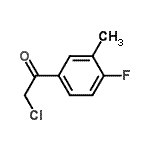 CAS#: 696616-24-7， 2-Chloro-1-(4-fluoro-3-methylphenyl)ethanone