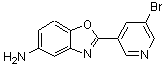 CAS 登录号：696632-95-8， 2-(5-溴-3-吡啶基)-1,3-苯并恶唑-5-胺