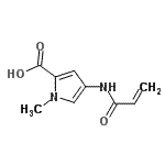 CAS#: 697302-25-3， 4-(Acryloylamino)-1-methyl-1H-pyrrole-2-carboxylic acid