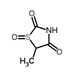 CAS#: 697311-86-7， 5-Methyl-1,3-thiazolidine-2,4-dione 1-oxide