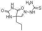 CAS#: 6974-18-1， 2-[(2,5-Dioxo-4-Propyl-4-Imidazolidinyl)Methylene]-Hydrazinecarbothioamide