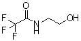 structure of CAS# 6974-29-4, 2,2,2-Trifluoro-N-(2-Hydroxyethyl)-Acetamide;2,2,2-Trifluoro-N-(2-Hydroxyethyl)Ethanamide;N-Trifluoroacetyl-Ethanolamine;Nsc23685