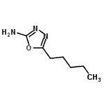 CAS#: 69741-93-1， 5-Pentyl-1,3,4-oxadiazol-2-amine