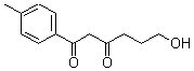 结构式 CAS# 69745-21-7, 6-羟基-1-(4-甲基苯基)-1,3-己烷二酮