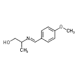 CAS#: 697763-69-2， 2-[(E)-(4-Methoxybenzylidene)amino]-1-propanol