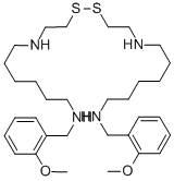 CAS#: 69790-18-7， N,N'-Bis(2-methoxybenzylaminohexyl)cystamine
