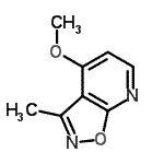 CAS#: 69790-41-6， 4-Methoxy-3-methyl[1,2]oxazolo[5,4-b]pyridine
