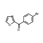 structure of CAS# 698355-80-5, (4-Bromophenyl)(1,3-oxazol-2-yl)methanone;2-(4-Bromobenzoyl)oxazole