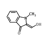 CAS#: 698363-50-7， (2Z)-2-(hydroxymethylene)-1-methyl-indolin-3-one