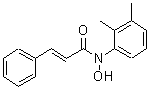 structure of CAS# 69891-38-9, (2E)-N-(2,3-Dimethylphenyl)-N-hydroxy-3-phenylacrylamide;N-Cinnamoyl-N-(2,3-xylyl)hydroxylamine