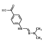 CAS#: 698969-65-2， 4-{(E)-[(2,2-Dimethylhydrazino)methylene]amino}benzoic acid