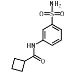 CAS#: 698974-64-0， N-(3-Sulfamoylphenyl)cyclobutanecarboxamide