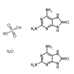 CAS#: 698998-94-6， 2,6-Diamino-7,9-dihydro-8H-purin-8-one sulfate hydrate (2:1:1)
