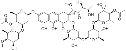 CAS#: 6992-69-4, 3'''-O-(4-O-Acetyl-3-C-Methyl-2,6-Dideoxy-alpha-L-Arabino-Hexopyranosyl)Olivomycin D