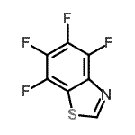 CAS#: 70016-01-2， 4,5,6,7-Tetrafluoro-1,3-benzothiazole