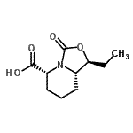 CAS#: 700380-04-7， (1S,5R,8aS)-1-Ethyl-3-oxohexahydro[1,3]oxazolo[3,4-a]pyridine-5-carboxylic acid