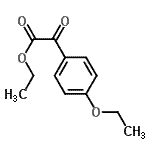 structure of CAS# 70080-61-4, Ethyl (4-ethoxyphenyl)(oxo)acetate;Ethyl 4-ethoxybenzoylformate