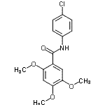 CAS#: 700861-78-5， N-(4-Chlorophenyl)-2,4,5-trimethoxybenzamide