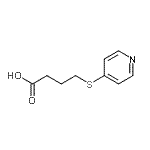 CAS#: 701215-09-0， 4-(4-Pyridinylsulfanyl)butanoic acid