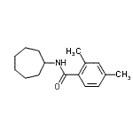 CAS#: 701224-21-7， N-Cycloheptyl-2,4-dimethylbenzamide