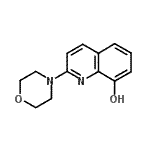 结构式 CAS# 70125-21-2, 2-(4-吗啉基)-8-喹啉醇