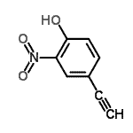 CAS#: 70239-81-5， 4-Ethynyl-2-nitrophenol