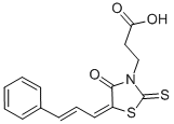 CAS#: 7025-17-4， 3-[4-Oxo-5-(3-Phenyl-Allylidene)-2-Thioxo-Thiazolidin-3-Yl]-Propionic Acid
