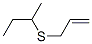 structure of CAS# 70289-07-5, Allyl Sec-Butyl Sulfide;2-Allylsulfanylbutane;2-(Allylthio)Butane;3-(Sec-Butylthio)Prop-1-Ene