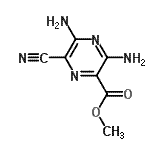 CAS 登录号：70296-91-2， 甲基3,5-二氨基-6-氰基-2-吡嗪羧酸酯