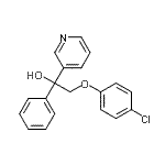 CAS#: 70300-44-6， 2-(4-Chlorophenoxy)-1-phenyl-1-(3-pyridinyl)ethanol