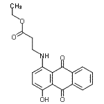 CAS#: 70321-15-2， Ethyl N-(4-hydroxy-9,10-dioxo-9,10-dihydro-1-anthracenyl)-beta-alaninate