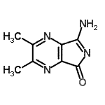 CAS 登录号：70385-90-9， 7-氨基-2,3-二甲基-5H-吡咯并[3,4-b]吡嗪-5-酮