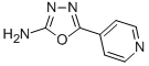 structure of CAS# 704-56-3, 5-Pyridin-4-Yl-1,3,4-Oxadiazol-2-Amine;5-(4-Pyridyl)-1,3,4-Oxadiazol-2-Amine;[5-(4-Pyridyl)-1,3,4-Oxadiazol-2-Yl]Amine;Brn 0391156