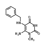 CAS#: 70404-28-3， 6-Amino-5-(benzylamino)-1-methyl-2,4(1H,3H)-pyrimidinedione