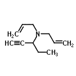 CAS#: 705262-09-5， N,N-Diallyl-1-pentyn-3-amine