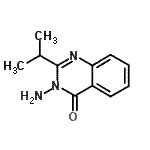 CAS#: 70589-51-4， 3-Amino-2-isopropyl-4(3H)-quinazolinone