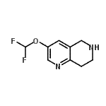 CAS#: 705925-03-7， 3-(difluoromethoxy)-5,6,7,8-tetrahydro-1,6-naphthyridine