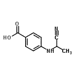 CAS#: 70667-89-9， 4-[(1-Cyanoethyl)amino]benzoic acid