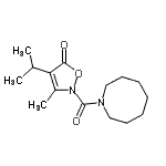 CAS#: 706804-35-5, 2-(1-Azocanylcarbonyl)-4-isopropyl-3-methyl-1,2-oxazol-5(2H)-one