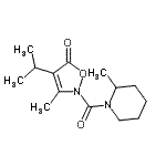 CAS#: 706804-36-6， 4-Isopropyl-3-methyl-2-[(2-methyl-1-piperidinyl)carbonyl]-1,2-oxazol-5(2H)-one