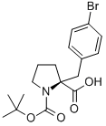 CAS#: 706806-77-1， Boc-(S)-alpha-(4-Bromobenzyl)-Proline