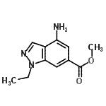 CAS#: 706818-92-0， Methyl 4-amino-1-ethyl-1H-indazole-6-carboxylate