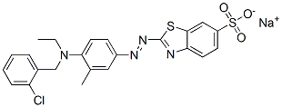 CAS#: 70693-60-6， Sodium 2-[[4-[(2-Chlorobenzyl)Ethylamino]-M-Tolyl]Azo]Benzothiazole-6-Sulphonate