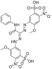 CAS#: 70709-62-5， 1,5-Bis(2-methoxy-4-nitro-5-sulfophenyl)-3-((phenylamino)carbonyl)formazan