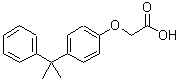 structure of CAS# 70757-61-8, [4-(2-Phenyl-2-propanyl)phenoxy]acetic acid;[4-(1-Methyl-1-phenylethyl)phenoxy]acetic acid;[4-(2-phenylpropan-2-yl)phenoxy]acetic acid;2-[4-(1-methyl-1-phenylethyl)phenoxy]acetic acid