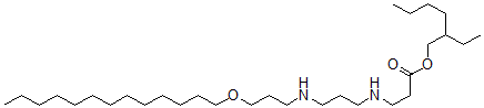 CAS#: 70776-25-9， N-[3-[[3-(Tridecyloxy)Propyl]Amino]Propyl]-beta-Alanine 2-Ethylhexyl Ester