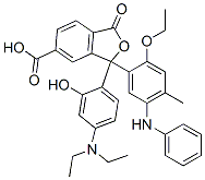 CAS#: 70815-14-4， 3-[4-(Diethylamino)-2-Hydroxyphenyl]-3-[2-Ethoxy-4-Methyl-5-(Phenylamino)Phenyl]-1,3-Dihydro-1-Oxo-5-Isobenzofurancarboxylic Acid