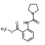 CAS#: 708241-16-1， Methyl 2-[(1-pyrrolidinylcarbonyl)amino]benzoate