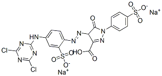 CAS#: 70865-28-0， Disodium Hydrogen 4-[[4-[(4,6-Dichloro-1,3,5-Triazin-2-Yl)Amino]-2-Sulphonatophenyl]Azo]-4,5-Dihydro-5-Oxo-1-(4-Sulphonatophenyl)-1H-Pyrazole-3-Carboxylate