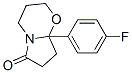 CAS#: 7088-21-3， 8a-(4-Fluorophenyl)-3,4,8,8a-Tetrahydro-2H-Pyrrolo[2,1-b][1,3]Oxazin-6(7H)-One